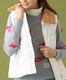 PW CIRCULUS 【ベスト / ブルゾン / 襟も外せる / WOMEN】3WAYデタッチャブルブルゾン