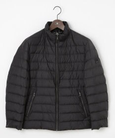 JOSEPH ABBOUD 【軽量/サスティナブル素材/ECO撥水/インナーダウンにも】ナイロンスラブタフタダウンブルゾン ブラック系