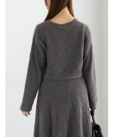 Te chichi 起毛レースニットプルオーバー（セットアップ可）《2025winter catalog item》