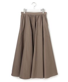 23区 L 【先行予約】ナイロンコットンタフタ フレアスカート