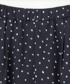 J.PRESS LADIES S 【洗える】ドット フラワープリント スカート