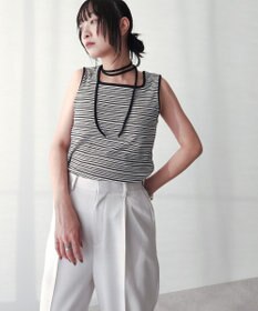 Green Parks チョーカー付きタンクトップ