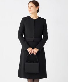 組曲 NOIR インナーマグネット リボンバッグ