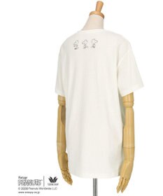 WACOAL PEANUTS トップス 4分袖 Tシャツ 綿100%(本体) スヌーピー レディース FTT168 /ワコール