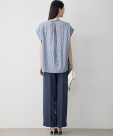 ICB 【先行予約】 FluidBackSatin ワイドストレートカーゴパンツ