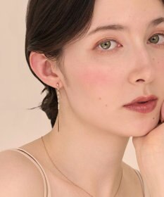 Phoebe 〈金属アレルギー対応〉ルミナスビジューセラミックポストピアス 揺れピアス/パール