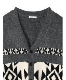 CRAFT STANDARD BOUTIQUE 【男女兼用】オルテガ柄カーディガン