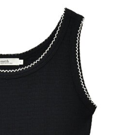 earth music&ecology ピコトリミングタンクトップ