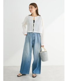 Green Parks ・ＥＬＥＮＣＡＲＥ　ＤＵＥ　２ｗａｙメッシュカーディガン