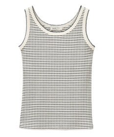 earth music&ecology ピコトリミングタンクトップ