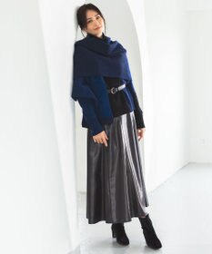 ICB 【洗える】ソフトカシミヤミックス ニットストール