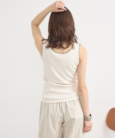 earth music&ecology ピコトリミングタンクトップ