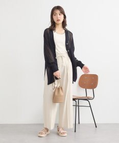 earth music&ecology ピコトリミングタンクトップ