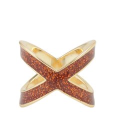 MOONBAT Luna Luce(ルナルーチェ)スカーフリング ラメ Cross お手持ちのスカーフを通すだけ ギフト