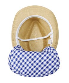 MIKI HOUSE HOT BISCUITS 【48-54cm】 麦わら風 中折れハット