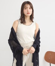 earth music&ecology ピコトリミングタンクトップ