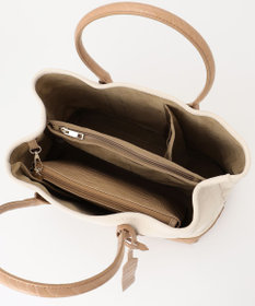 UNBILLION cachecache パーテーションキャンバストートバッグL