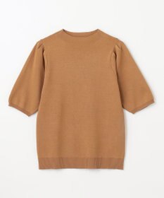 ANY 【マシンウォッシュ】モックネックパフスリーブニット