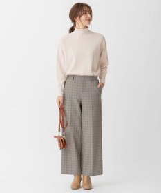 自由区 【洗える】ソフトウールハイゲージ ハイネックニット