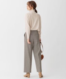 自由区 【洗える】ソフトウールハイゲージ ハイネックニット