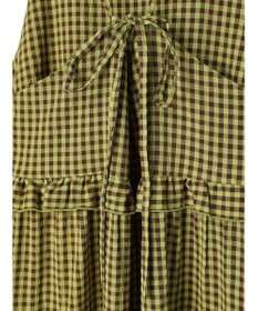 Green Parks ・Ｐｅｔｉｔ　Ｆｌｅｕｒ　カラーギンガムキャミワンピ