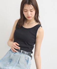 earth music&ecology ピコトリミングタンクトップ