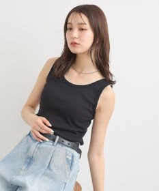 earth music&ecology ピコトリミングタンクトップ