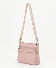 LA BAGAGERIE モノグラム　スクエアナイロンショルダー　SSサイズ