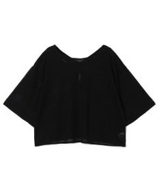 Chacott シアーリブバッククロスTシャツ