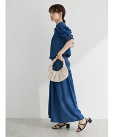 Green Parks ・ＳＵＧＡＲ　ＳＰＯＯＮ　デニムパフブラウス