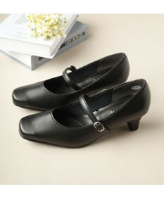 Pointer 【5cmヒール】日本製 ストラップオフィスパンプス