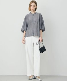 ICB L ソフトコットンローン シャツブラウス