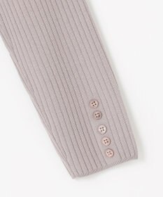 J.PRESS LADIES L 針抜きフライス リブ ボトルネック カットソー