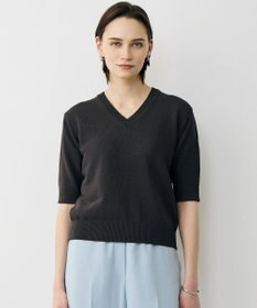 ICB ブライトコイル Vネックニット