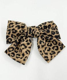 WEGO LレオパードBIGリボンバレッタ