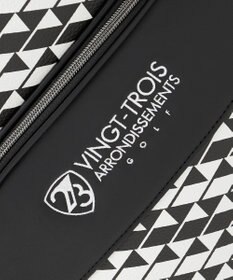 23区GOLF 【UNISEX】フラッグ総柄キャディバッグ　他と被らないデザイン