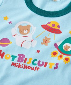 MIKI HOUSE HOT BISCUITS 【80-120cm】 ビーンズ ルームウェア 上下セット