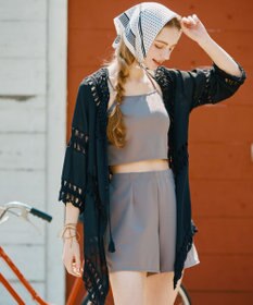 San-ai Resort（三愛水着楽園） クロシェ羽織　F　　【San-ai Resort（サンアイリゾート）】