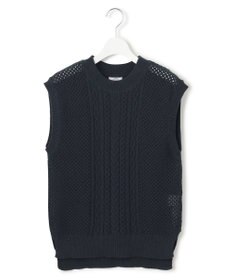 J.PRESS YORK STREET 【WOMEN】テープヤーン ニットベスト