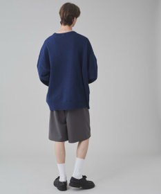 WEGO 【ユニセックス着用ITEM/SMLサイズ展開】アクセ付きワンポイントニットプルオーバー