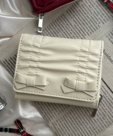 WEGO ギャザーリボンウォレット