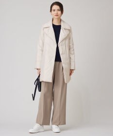 自由区 S 【撥水加工・洗える】ステッチレスダウン コート