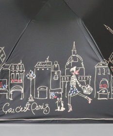 AURORA BLAO (ブラオ) イラスト柄 晴雨兼用傘 (折り畳み・ミニ)