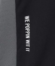 PW CIRCULUS 【WOMEN】パフスリーブメッシュコンビ モックネックT ゴルフウェア レディース