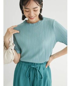 Green Parks プリーツ５分袖プルオーバー