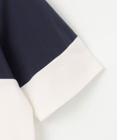 23区GOLF 【MEN】【UVケア】バイカラー 半袖モックネックシャツ