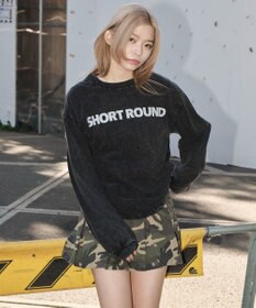 WEGO 【ユニセックス着用ITEM】ケミカルウォッシュグラフィックT（LS）