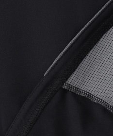 PW CIRCULUS 【WOMEN】パフスリーブメッシュコンビ モックネックT ゴルフウェア レディース