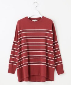 自由区 L 【WEB限定カラーあり】レーヨンストレッチ ニットT