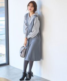 ANY SIS 【2SET】ニットパーカー×ジャンパースカート セット